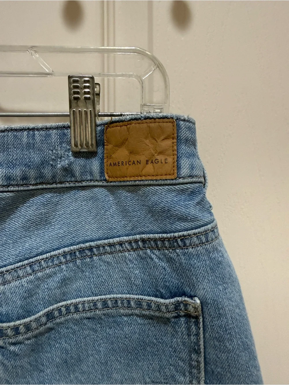 American Eagle Medium Blue Denim Skort Size 4